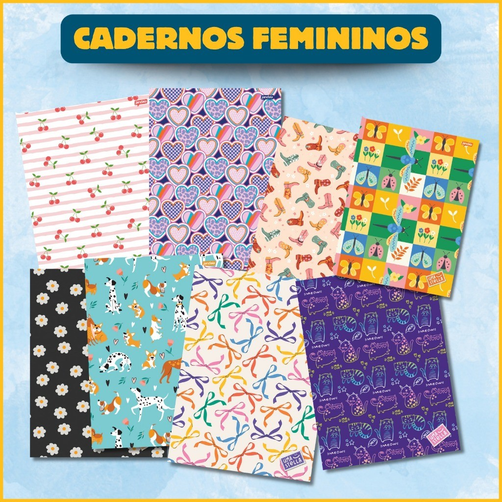 Kit material escola completo 48 ITENS com/sem mochila feminina masculina fundamental médio faculdade